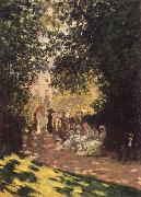 Claude Monet Le Parc Monceau oil